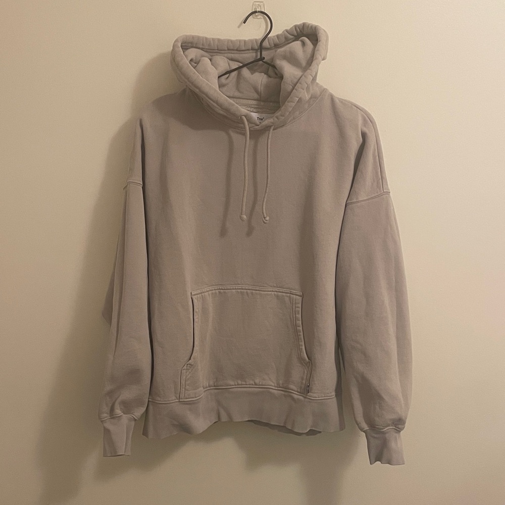 Aritzia taupe hoodie size 2